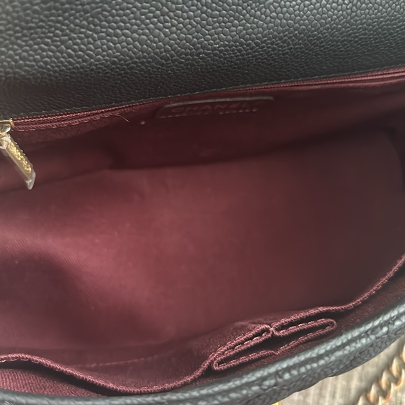 Chanel Black Quilted Leather Chain Bag - Picture 9 of 12